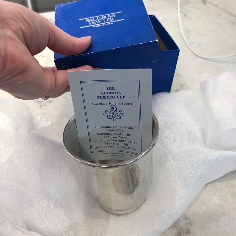 Salisbury Georgia Pewter Cup